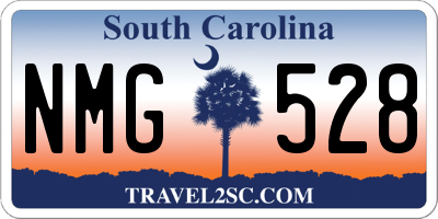 SC license plate NMG528