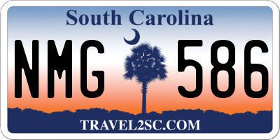 SC license plate NMG586