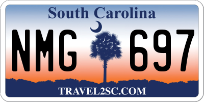 SC license plate NMG697