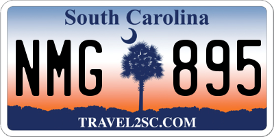 SC license plate NMG895