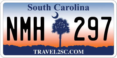 SC license plate NMH297