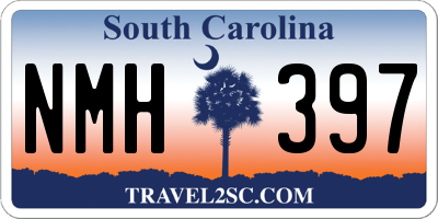 SC license plate NMH397