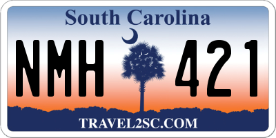 SC license plate NMH421