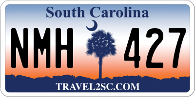 SC license plate NMH427