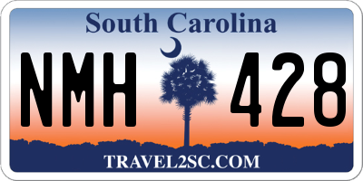 SC license plate NMH428