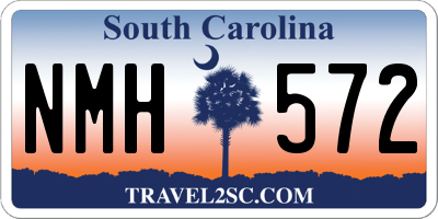 SC license plate NMH572
