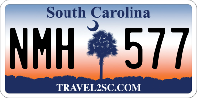 SC license plate NMH577
