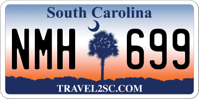 SC license plate NMH699