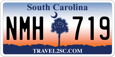 SC license plate NMH719