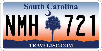 SC license plate NMH721