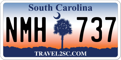 SC license plate NMH737