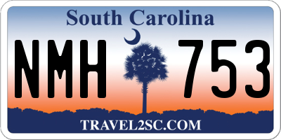 SC license plate NMH753
