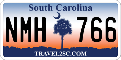 SC license plate NMH766