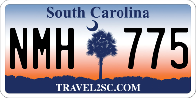 SC license plate NMH775