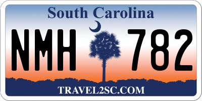 SC license plate NMH782