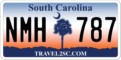 SC license plate NMH787