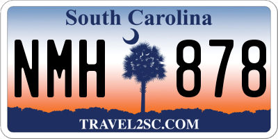 SC license plate NMH878