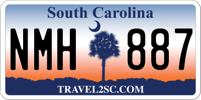 SC license plate NMH887