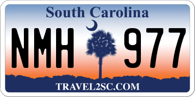 SC license plate NMH977