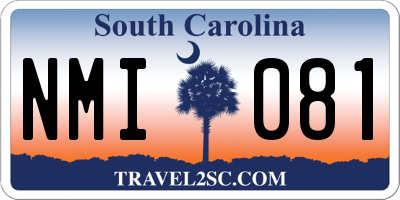 SC license plate NMI081