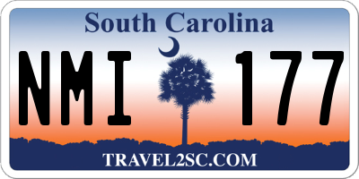 SC license plate NMI177