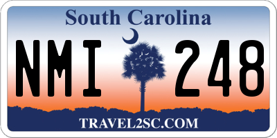 SC license plate NMI248