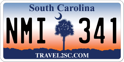 SC license plate NMI341