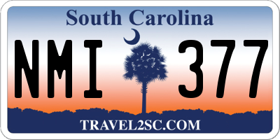 SC license plate NMI377