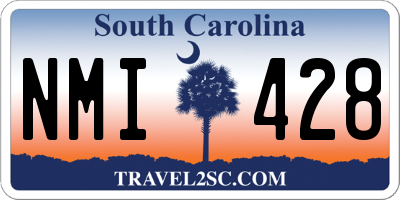 SC license plate NMI428