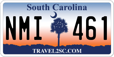 SC license plate NMI461