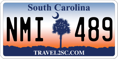 SC license plate NMI489