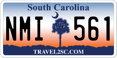 SC license plate NMI561