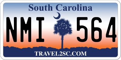 SC license plate NMI564