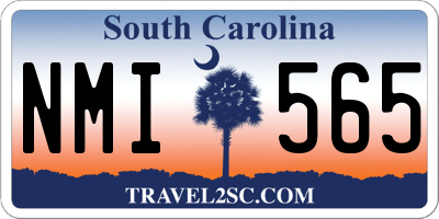 SC license plate NMI565