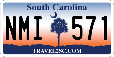 SC license plate NMI571