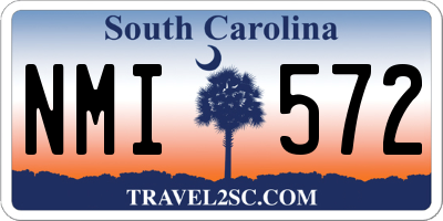 SC license plate NMI572