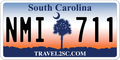 SC license plate NMI711