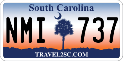 SC license plate NMI737