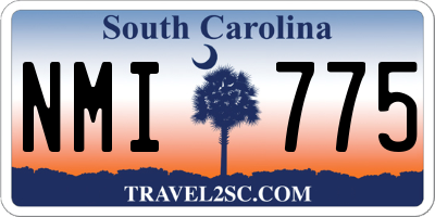 SC license plate NMI775