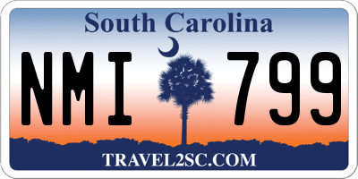 SC license plate NMI799