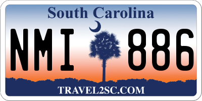 SC license plate NMI886