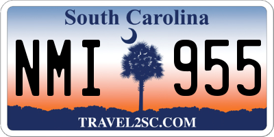 SC license plate NMI955