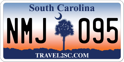 SC license plate NMJ095