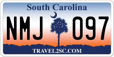 SC license plate NMJ097