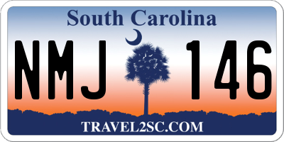 SC license plate NMJ146