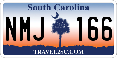 SC license plate NMJ166