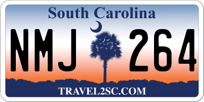 SC license plate NMJ264