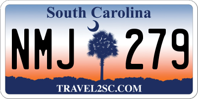 SC license plate NMJ279