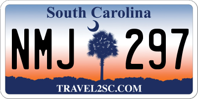 SC license plate NMJ297