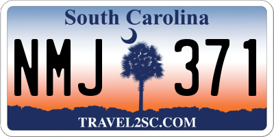 SC license plate NMJ371